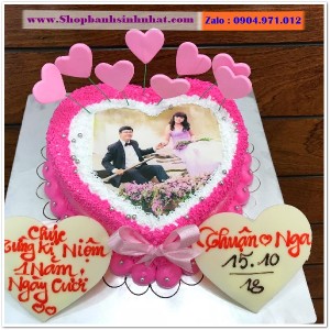 Bánh Sinh Nhật In Hình Ảnh - H258